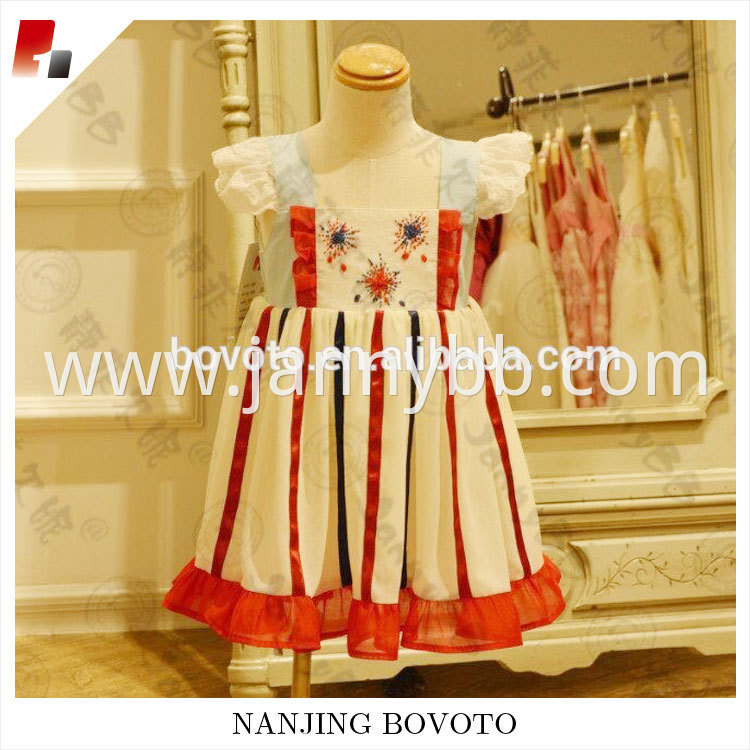 firecracker embroidered dress